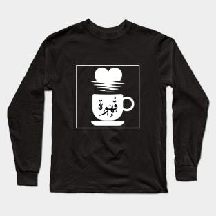 Coffee in Arabic Long Sleeve T-Shirt